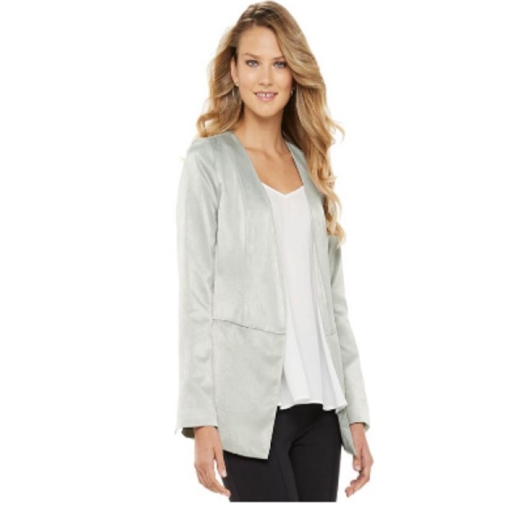 NWT Women's Apt. 98 Satin Blazer